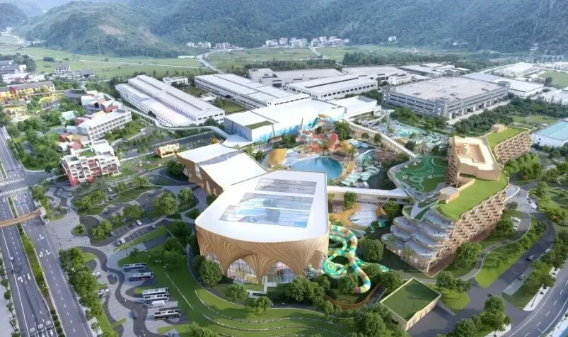 Vodni park turističnega letovišča Tonglu Kaiyuan Senbo